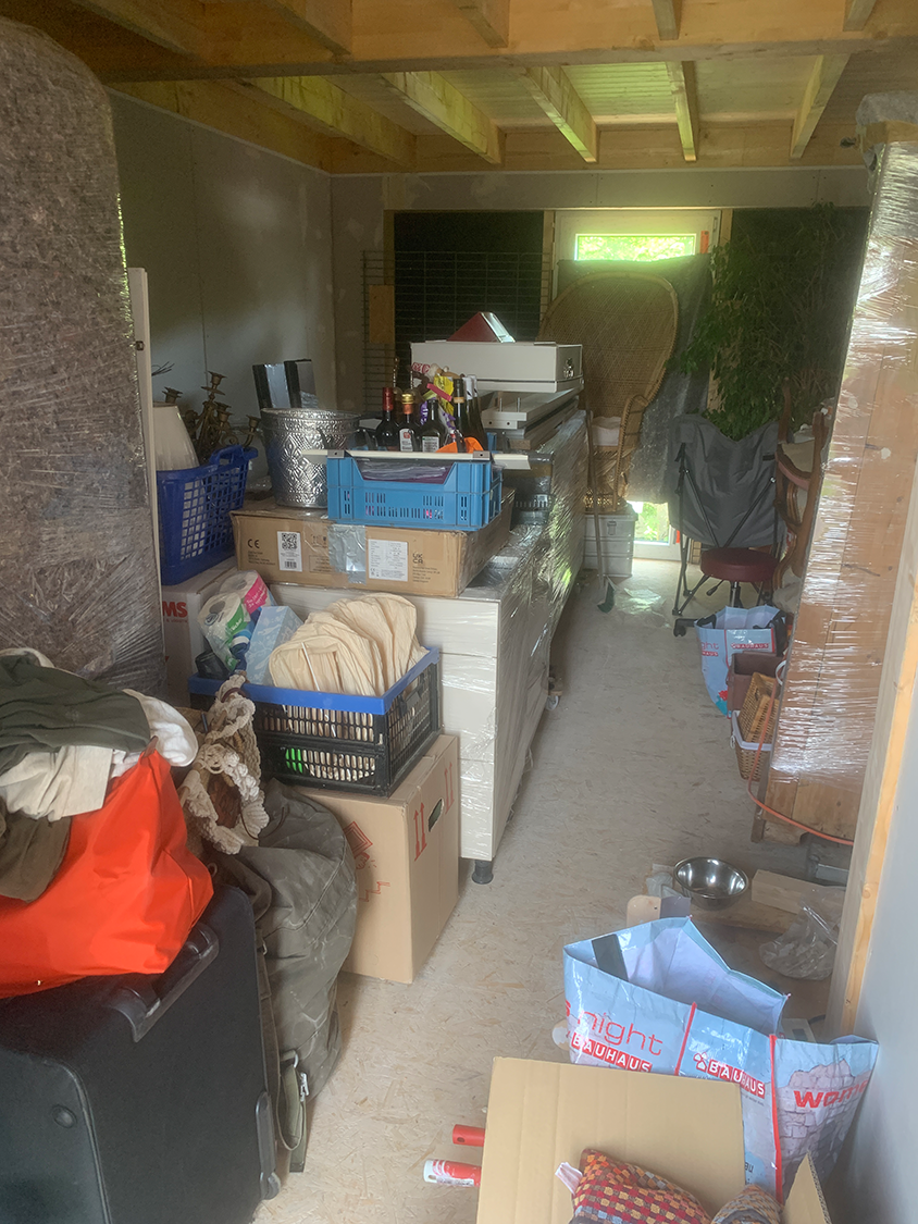 Chaos im Wohnzimmer